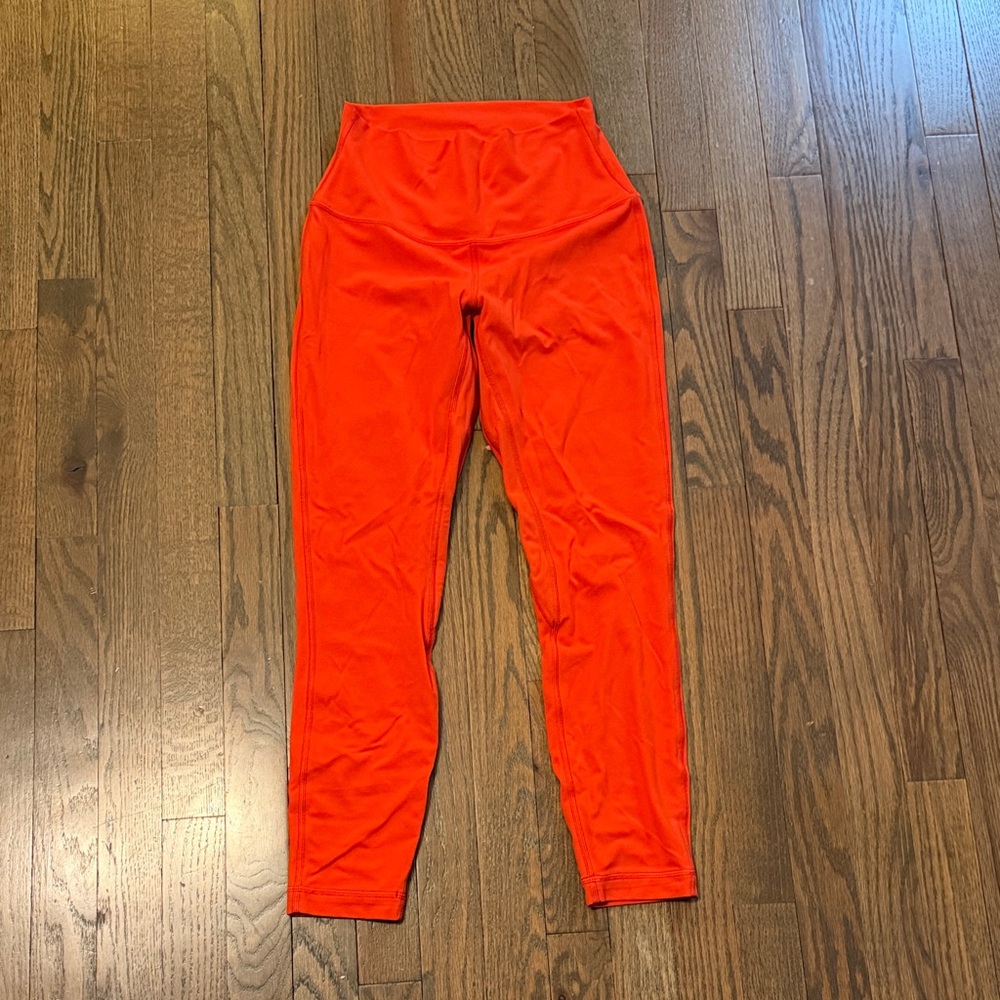 Lululemon Bright Orange Leggings
